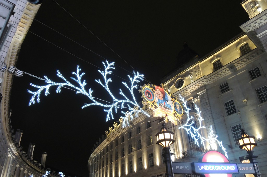 80 pairs of shoes regent street christmas lights london icons