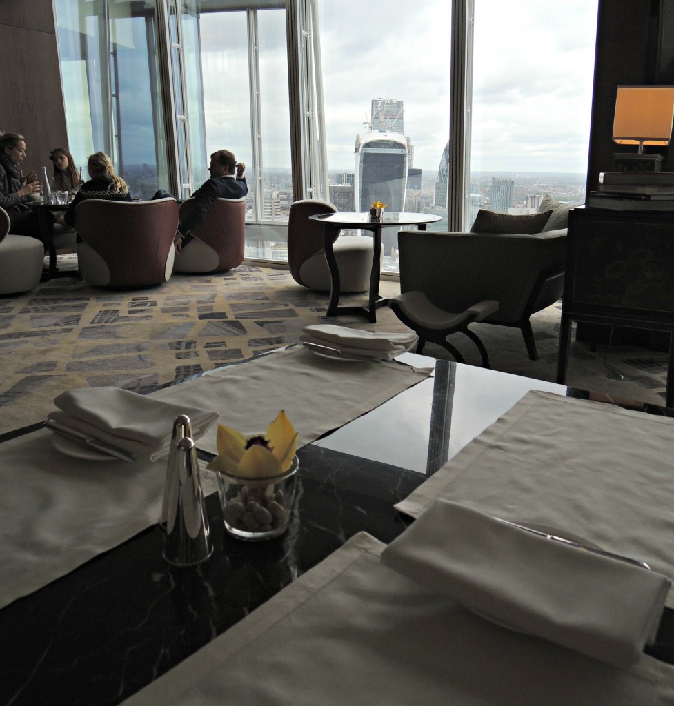 80 pairs of shoes shangri la london the shard afternoon tea lounge views of london