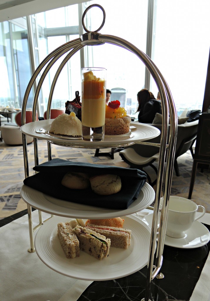 80 pairs of shoes shangri la london the shard afternoon tea