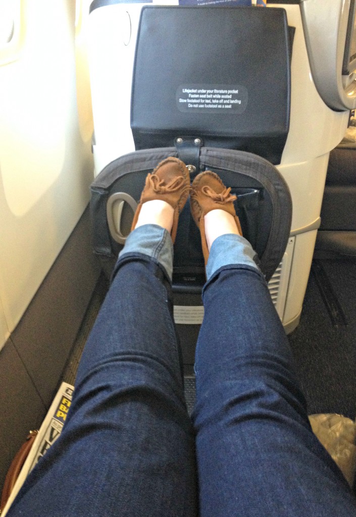 80 pairs of shoes up in the air stretch out in british airways