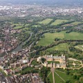 80 pairs of shoes up in the air with british airways athens to lhr aerial view of windsor castle