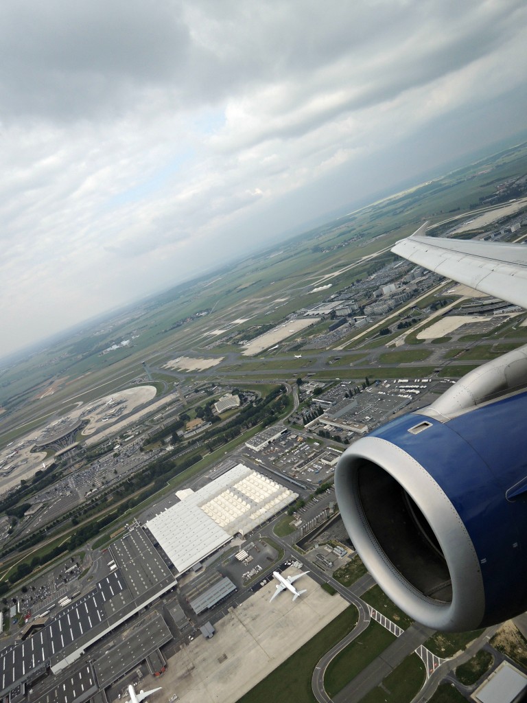 80 pairs of shoes up in the air with british airways cdg to lhr aerial view cdg airport