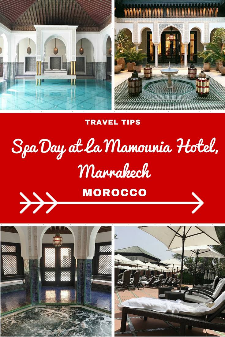 Morocco Travel Inspirationa relaxing spa day at La Mamounia Hotel in Marrakech, Morocco. If you're looking for spa day ideas then this luxury hotel offers the perfect escape for a blissful day of relaxation. Pop on over to read how you can enjoy a spa day at La Mamounia in Marrakech.