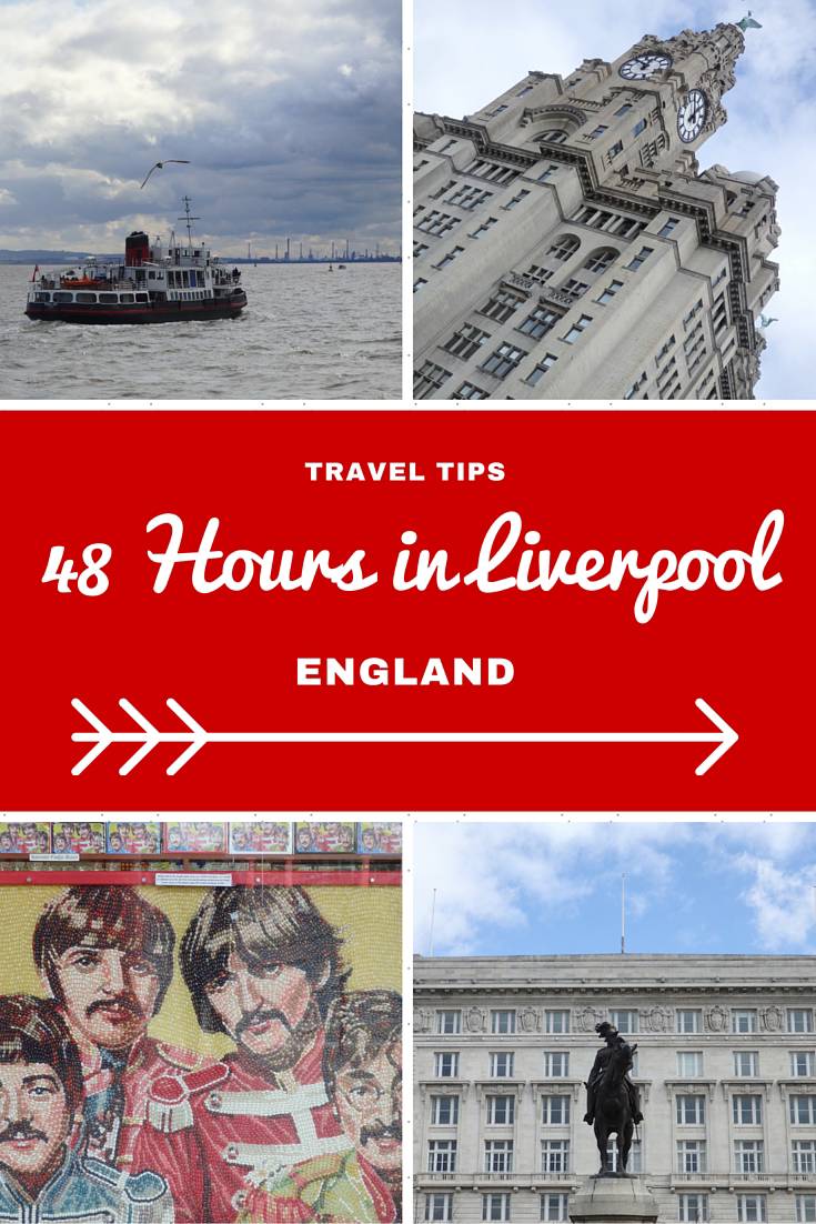 England Travel InspirationHow to spend 48 hours in Liverpool England. A visit to Liverpool is a must for any Beatles fan visiting England and with more Georgian buildings than Bath, it's super gorgeous. Click the link to read more Liverpool Travel Tips and why you should visit Liverpool.