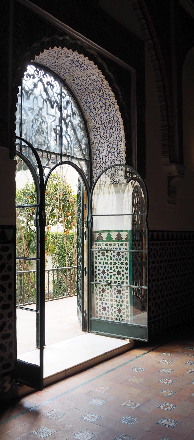 Spain Travel InspirationThinking of visiting Seville on your next vacation to Europe then a visit to the Alcazar of Seville is a must. Click the link to read my Seville travel tips and also see more photos inside this beautiful palace in Seville.
