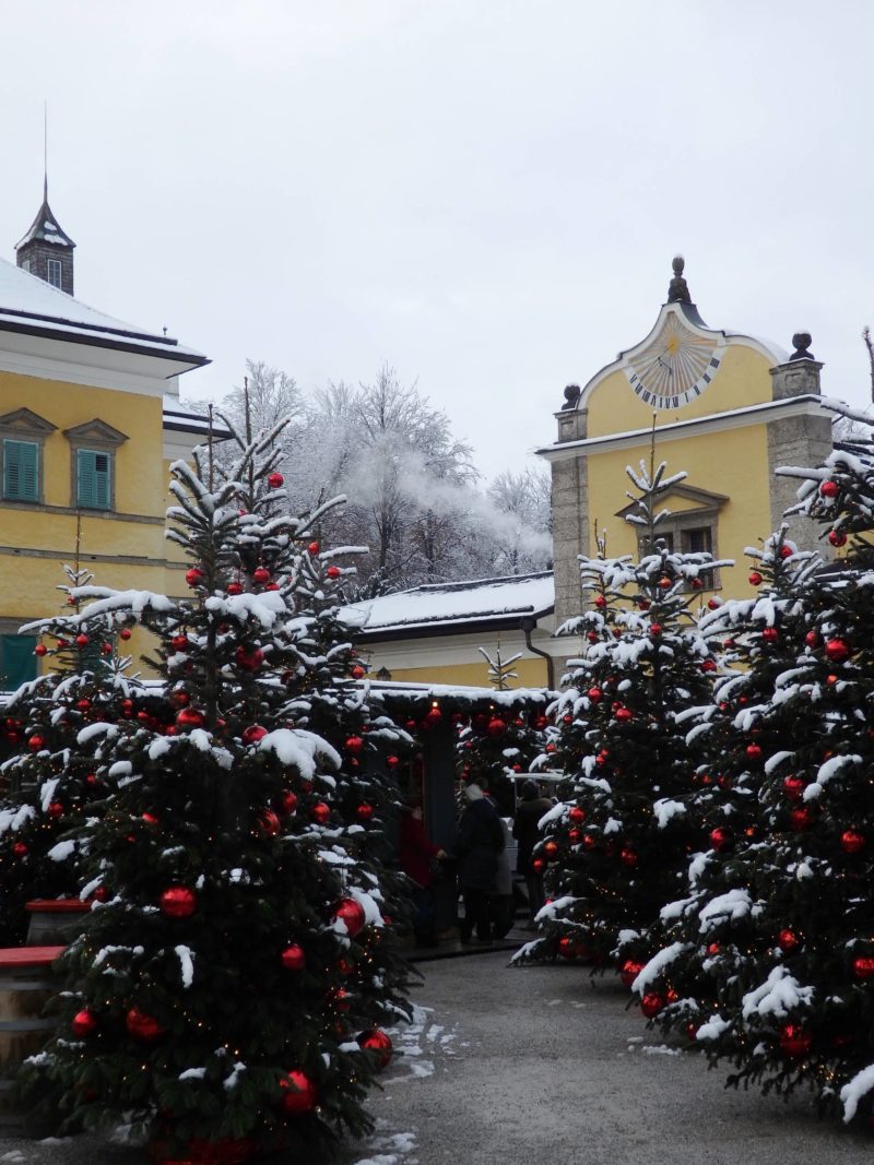 Austria Travel InspirationA Christmas Market Guide to Salzburg and Surrounding villages. Pop over to the blog to see Salzburg during winter, all dressed up in it's festive finest along with my travel and gluten free tips!